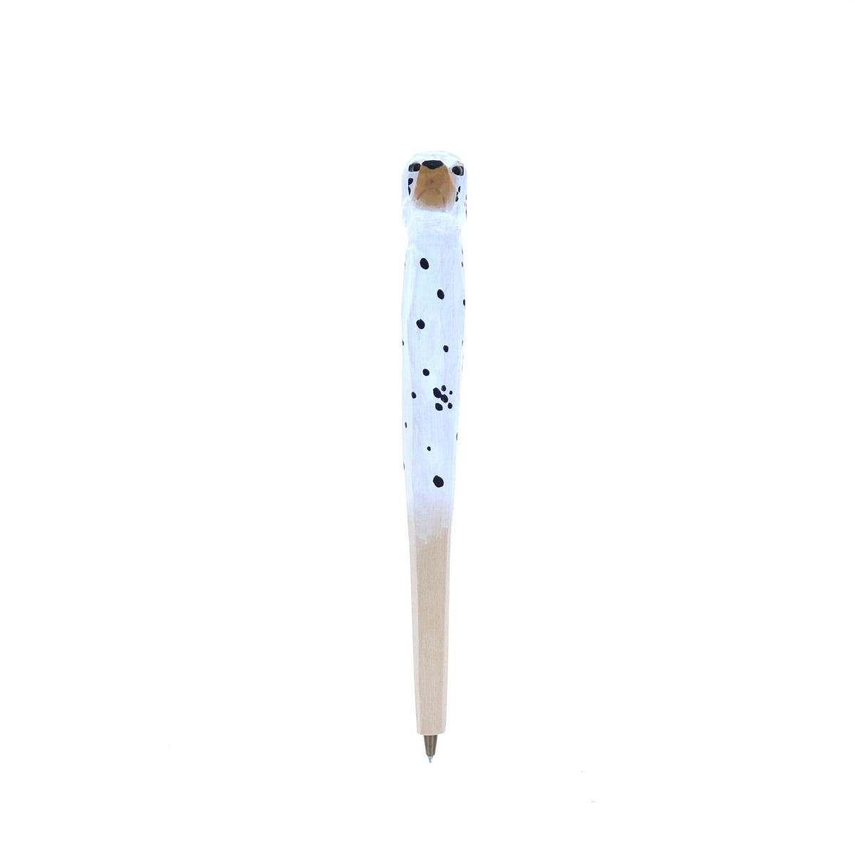 Stylo en bois sculpté chien Petit toi