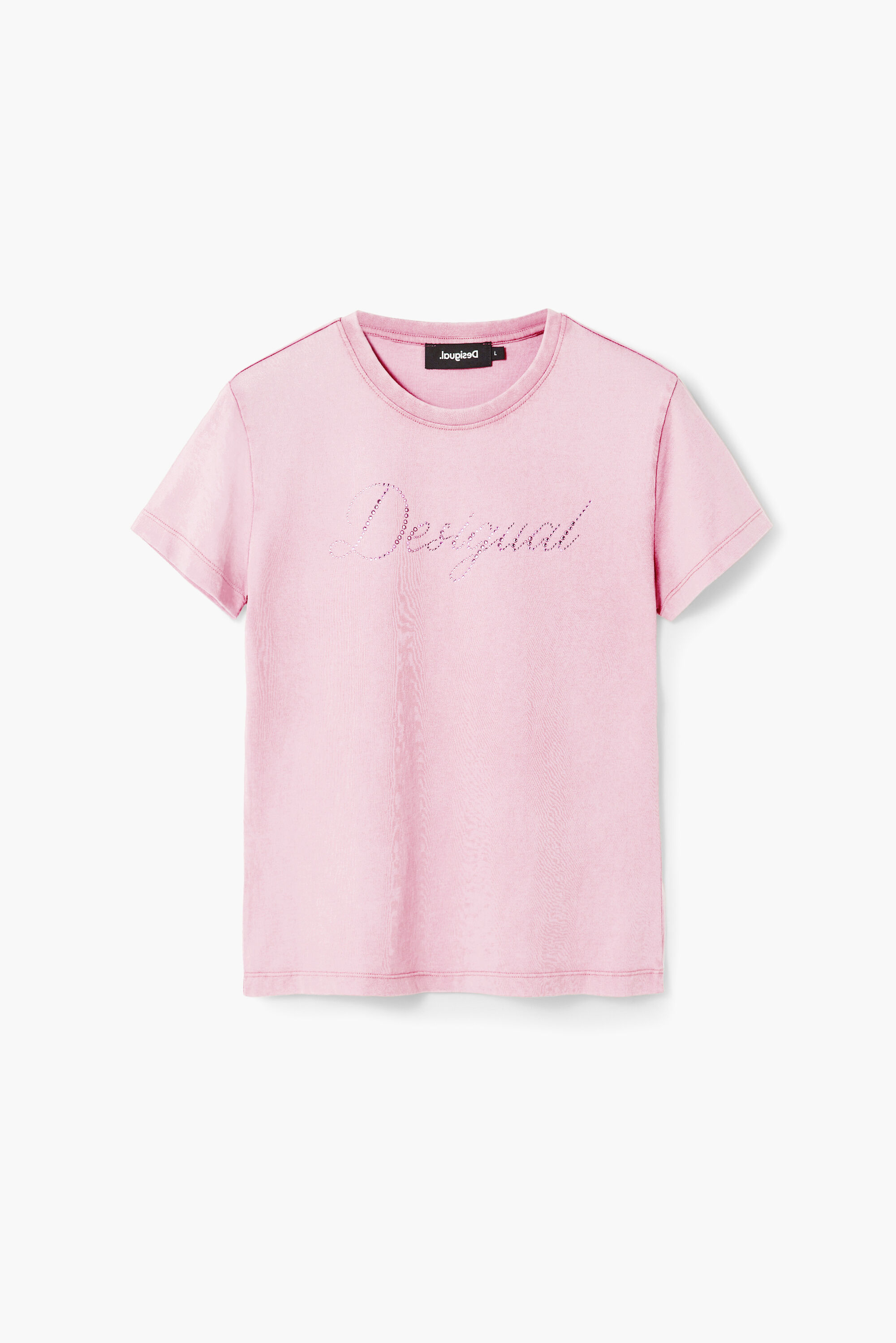 Camiseta slim strass