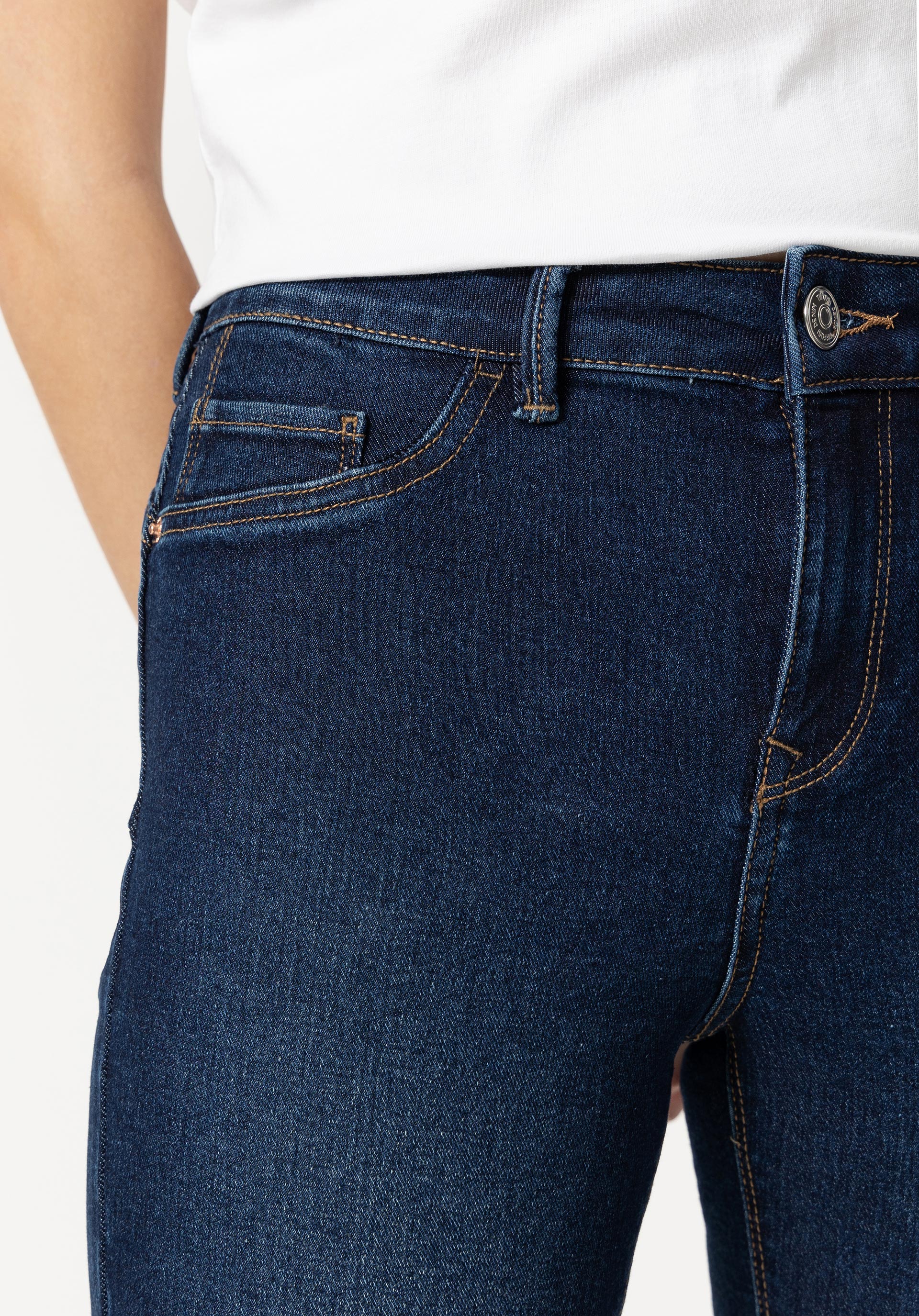 Jeans Light Push-up Skinny Cintura Média