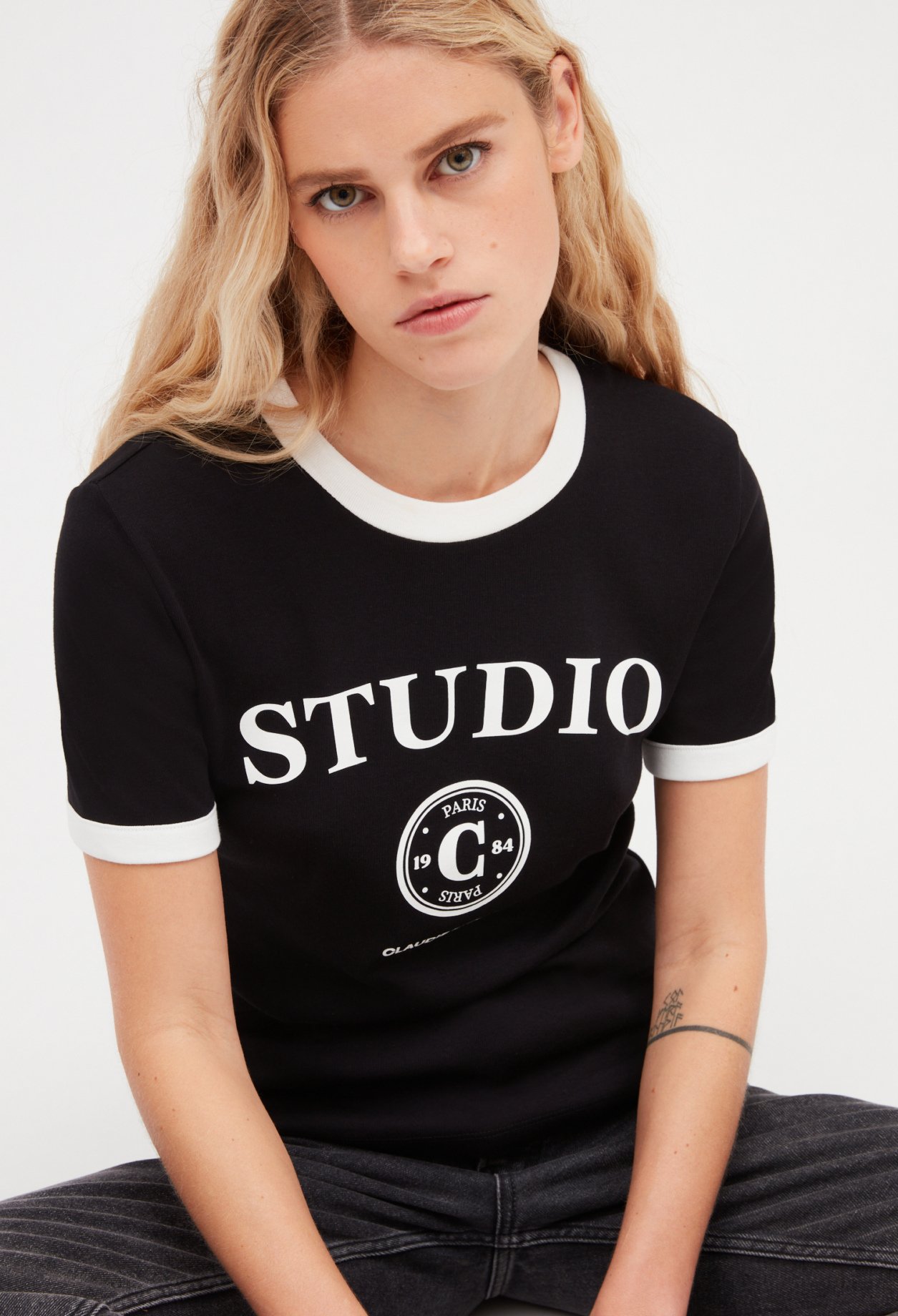 T-shirt bicolore Studio