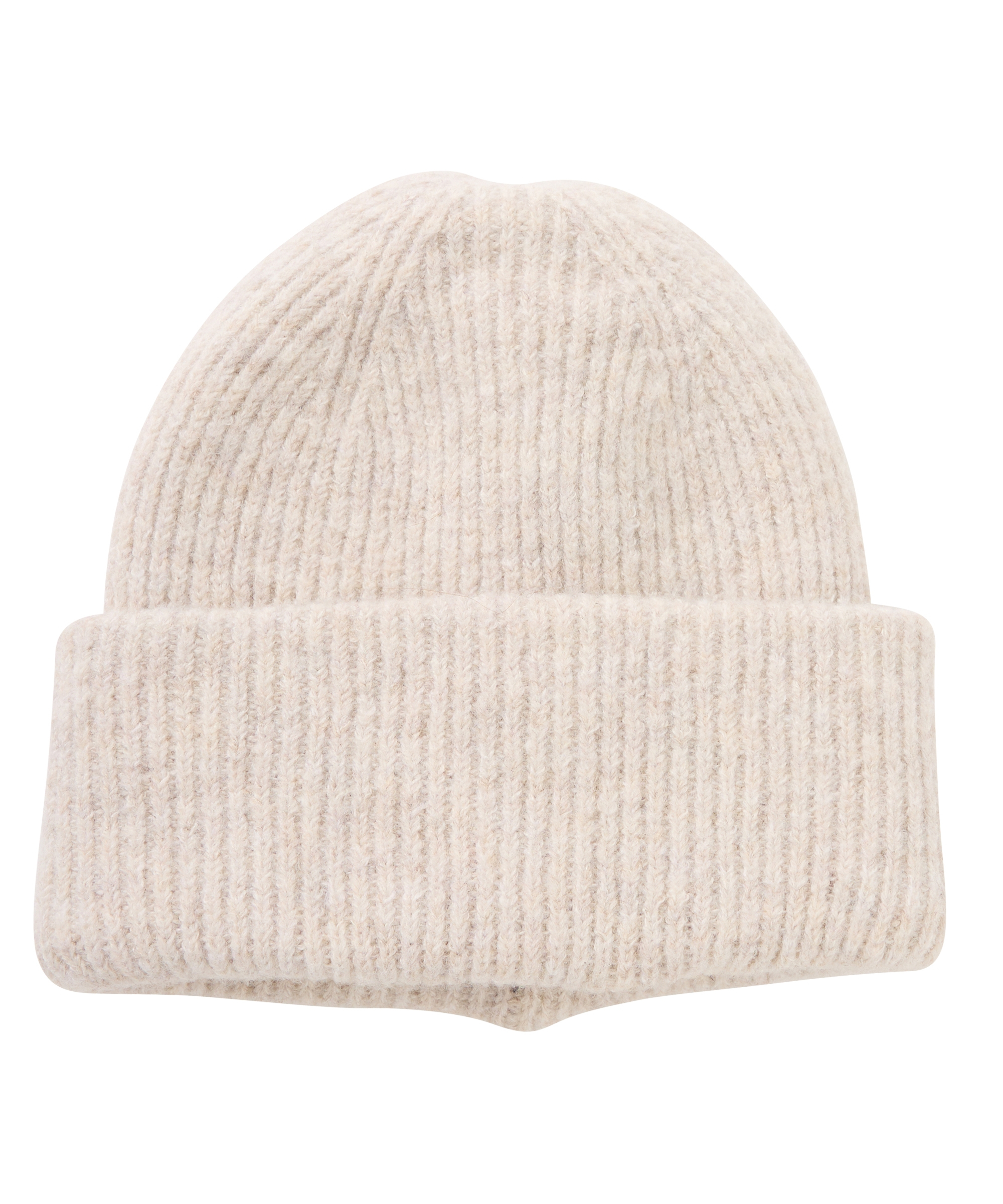 melange rib muts