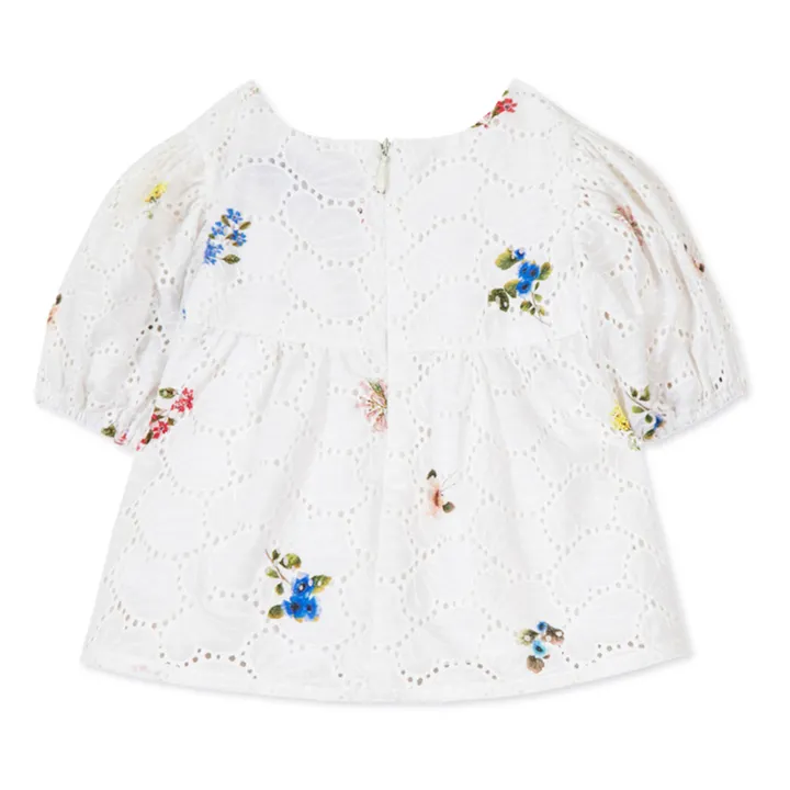 Tartine et Chocolat Blouse Ajourée | Blanc