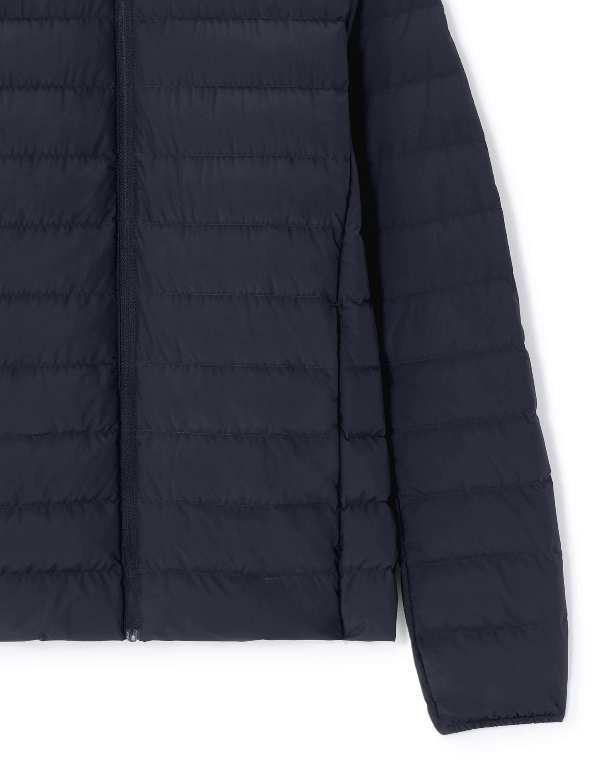 Doudoune Downwarm light manches longues col montant 90% duvet 10% plume - marine