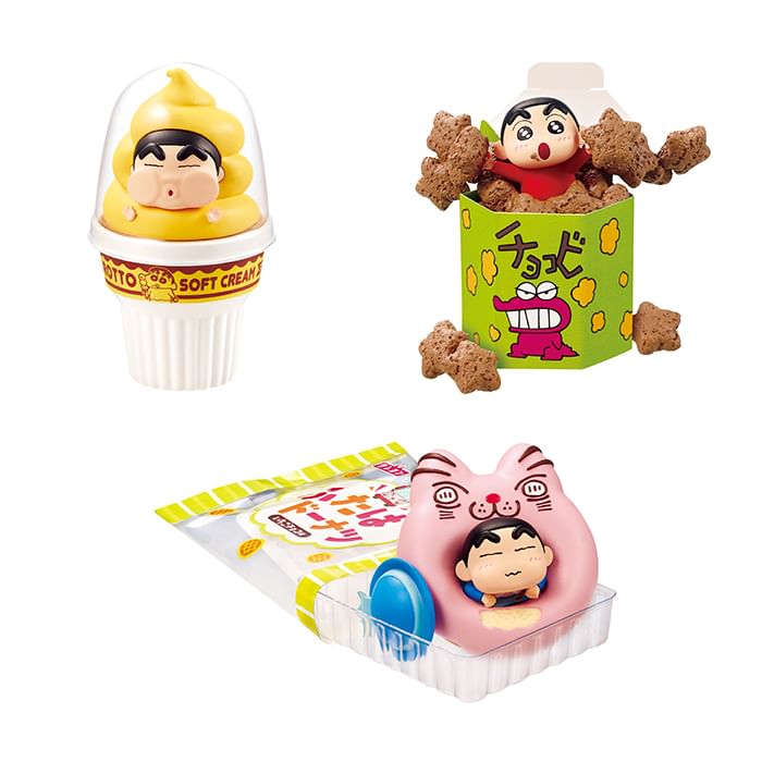 Re-ment - Crayon Shin-Chan Snack Figure Blind Box (6 soorten)