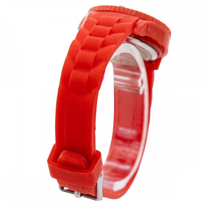 Montre Unisexe CHTIME bracelet Silicone Rouge