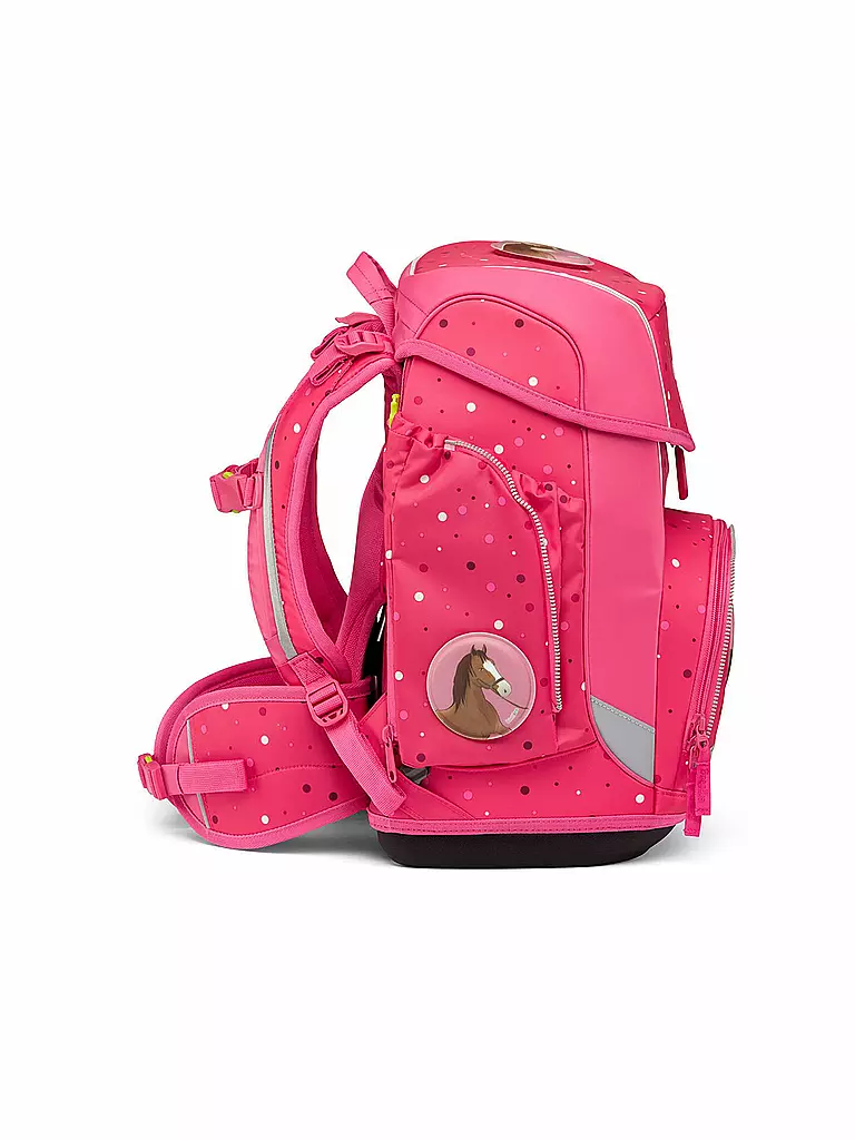 ERGOBAG Schultaschen Set 5tlg Cubo - Urlaub auf dem ReitBärhof pink