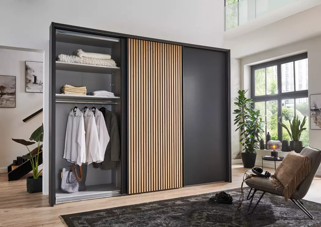 Schwebetürenschrank Denver 250 x 217 cm