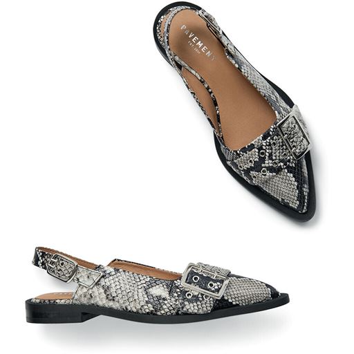Pavement Saso Slingback Snake Ballerinasko, Snake, 40