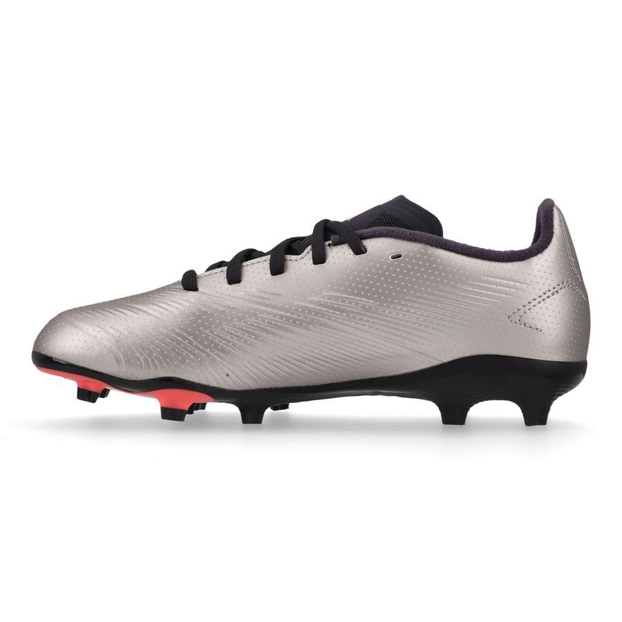 adidas Predator League FG Vivid Horizon - Argenté/Aurora Black/Turbo Enfant