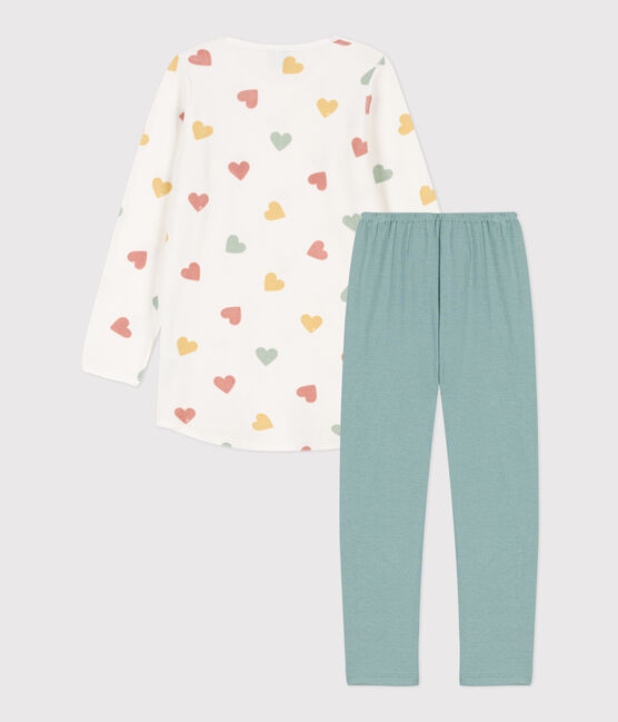 Chemise de nuit cœur petite fille en velours