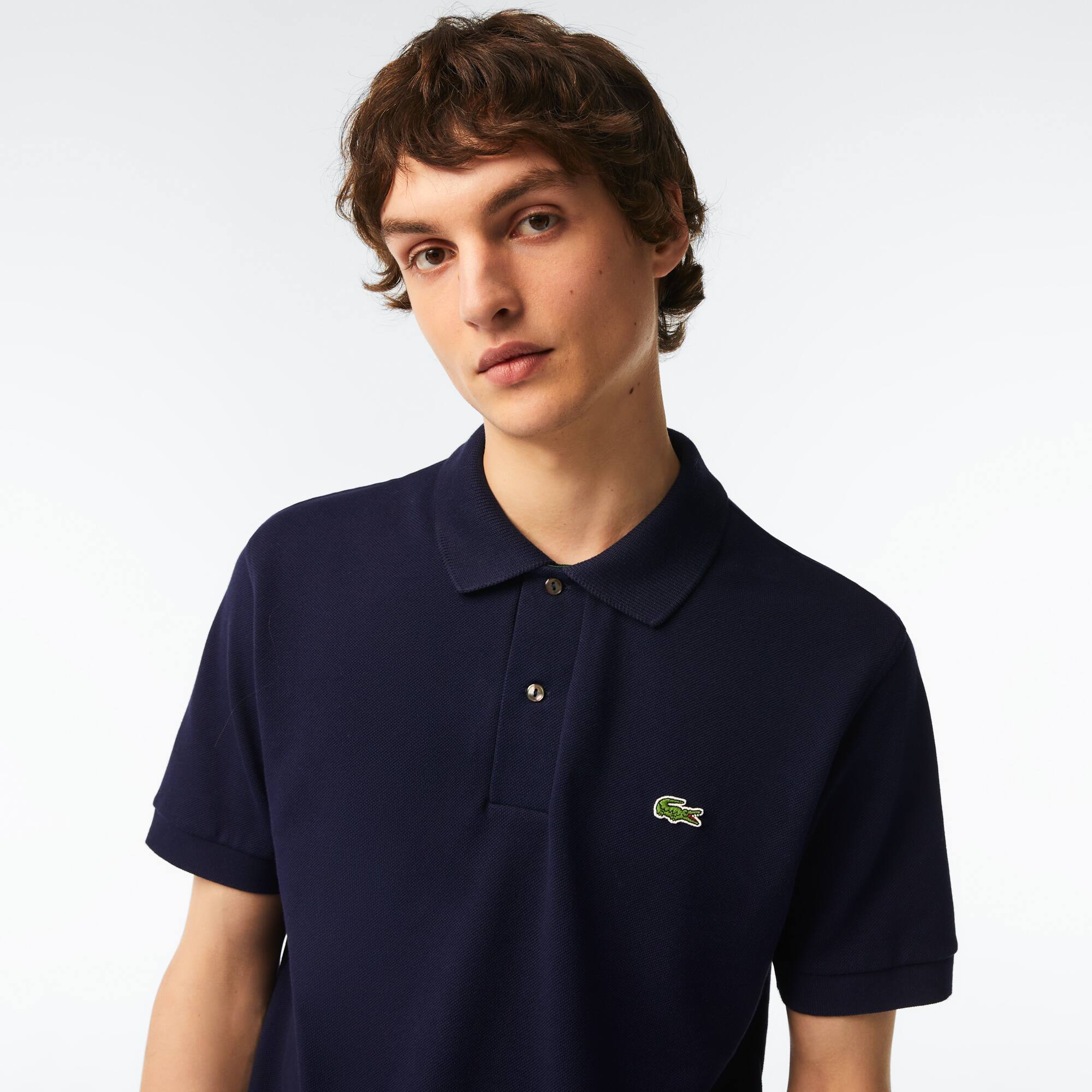 Polo L.12.21 classic fit coton piqué épais Manches Courtes - Bleu - Lacoste - Homme