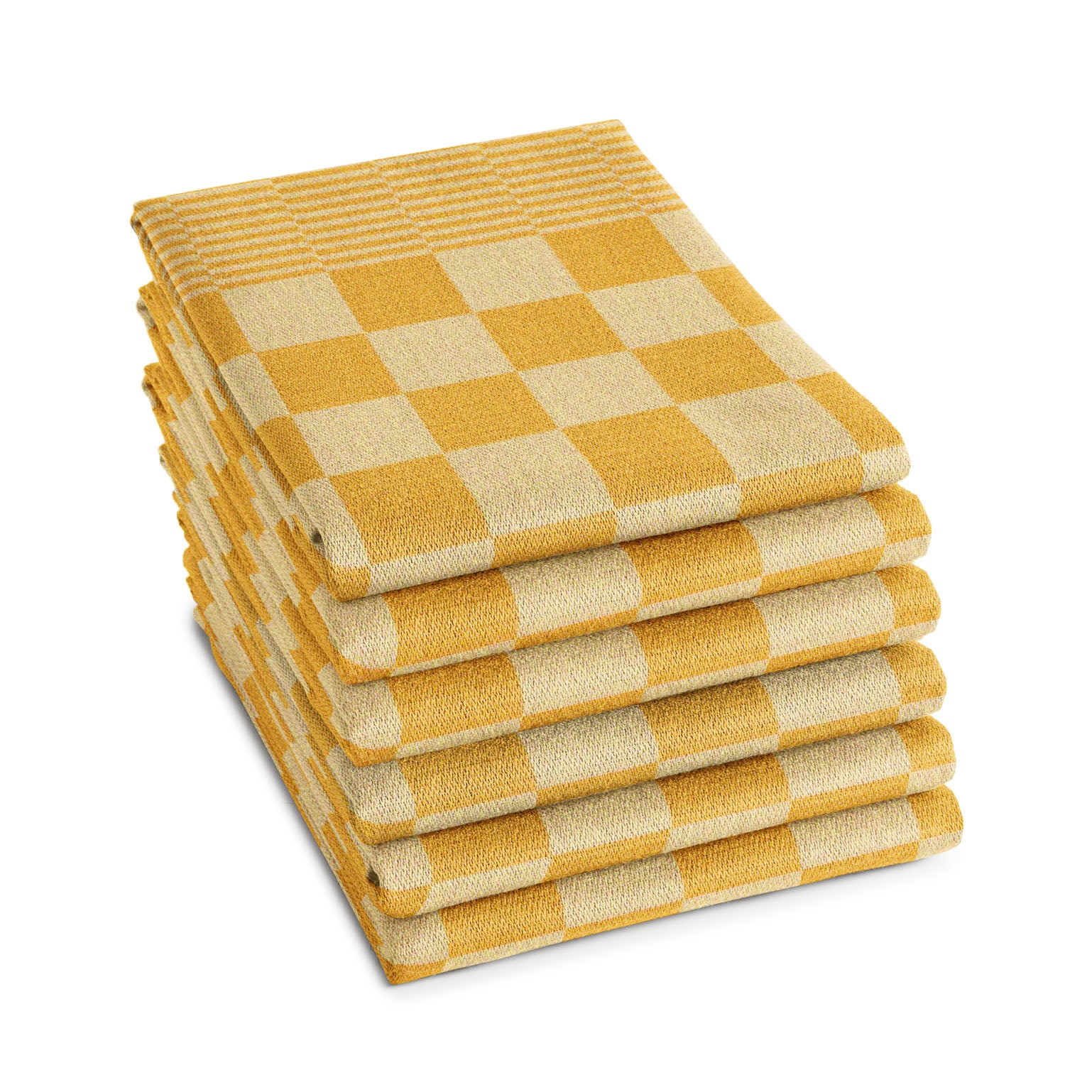 DDDDD theedoek Barbeque - 60x65cm - Ochre - 6 stuks