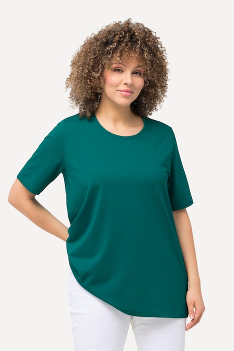 T-Shirt, A-Linie, Rundhalsausschnitt, Halbarm
