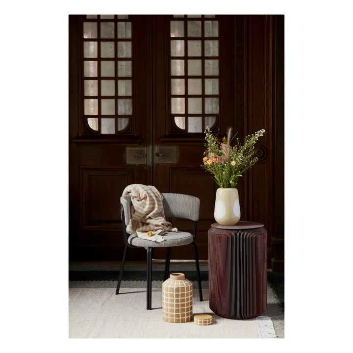 Broste Copenhagen Vase en verre Ada | Jaune pâle