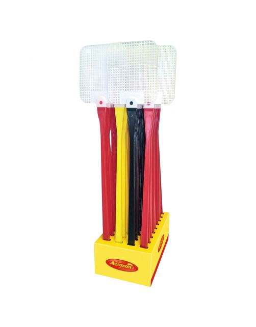 Aeroxon Vliegenmepper - Insectenbestrijding - 90 x 8 x 460 mm Geel Rood Zwart per stuk