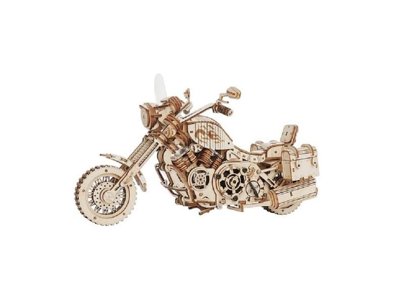 RoboTime Bausatz Cruiser Motorrad Cruiser Motorrad 3D Puzzle aus Holz