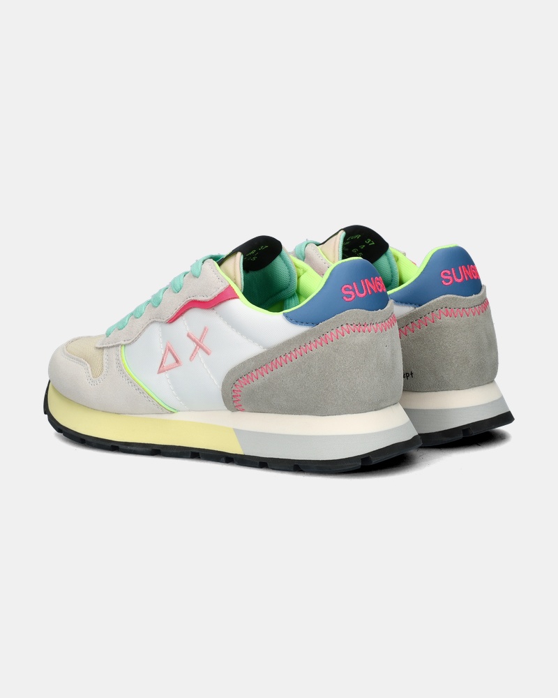Sun 68 Ally Color explosion Lage sneakers  - wit