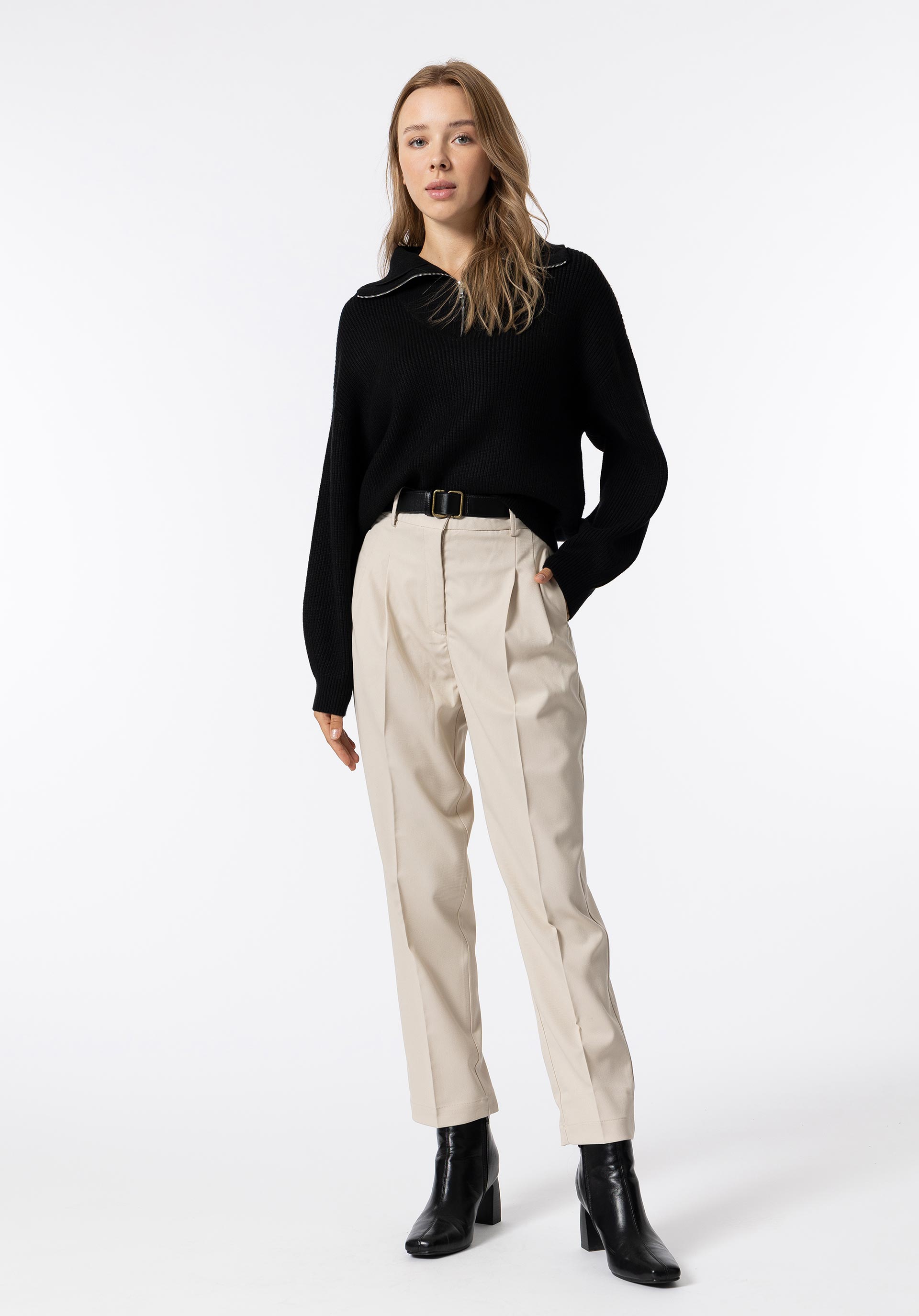 Camisola de Malha com Fecho