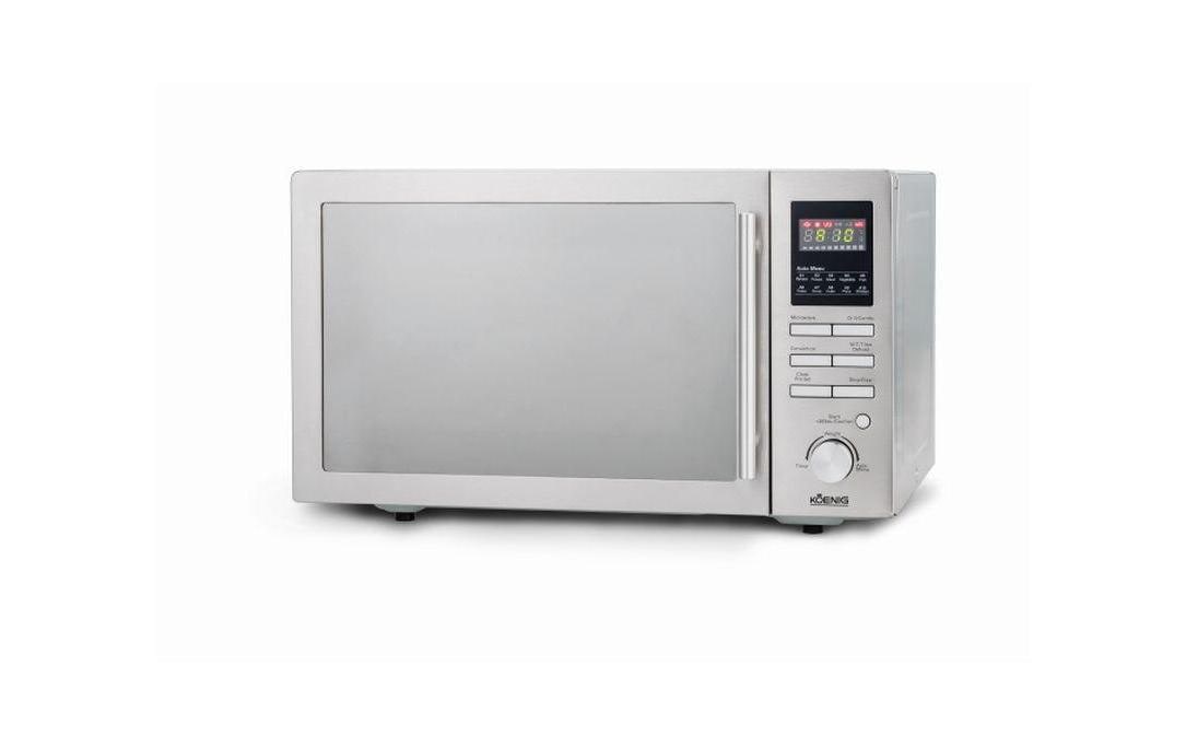 KOENIG Mikrowelle »mit Grill 3-in-1 Silberfarben« 900 W