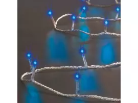 Guirlande Lumineuse Extérieur 50 mètres 500 LED Bleu et 8 jeux de lumière