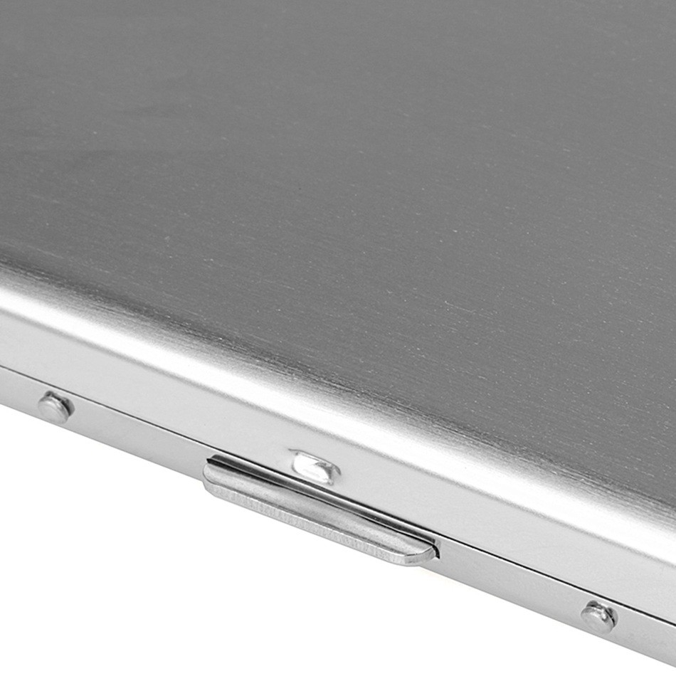 Mini Kreditkarten Alu Etui Antimagnetische Geldbörse mit 6 Fächern (RFID Schutz) - Schwarz