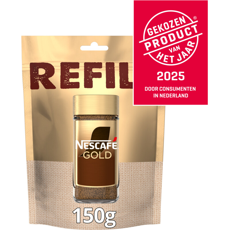 Nescafé Gold oploskoffie navulverpakking
