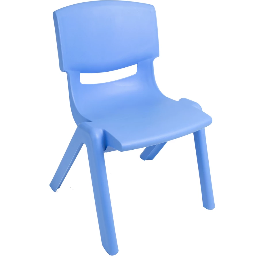 bieco Kinderstuhl blau aus Kunststoff