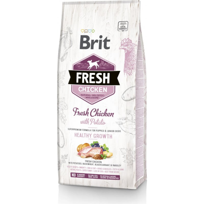 Brit Fresh poulet frais et pomme de terre pour chiot