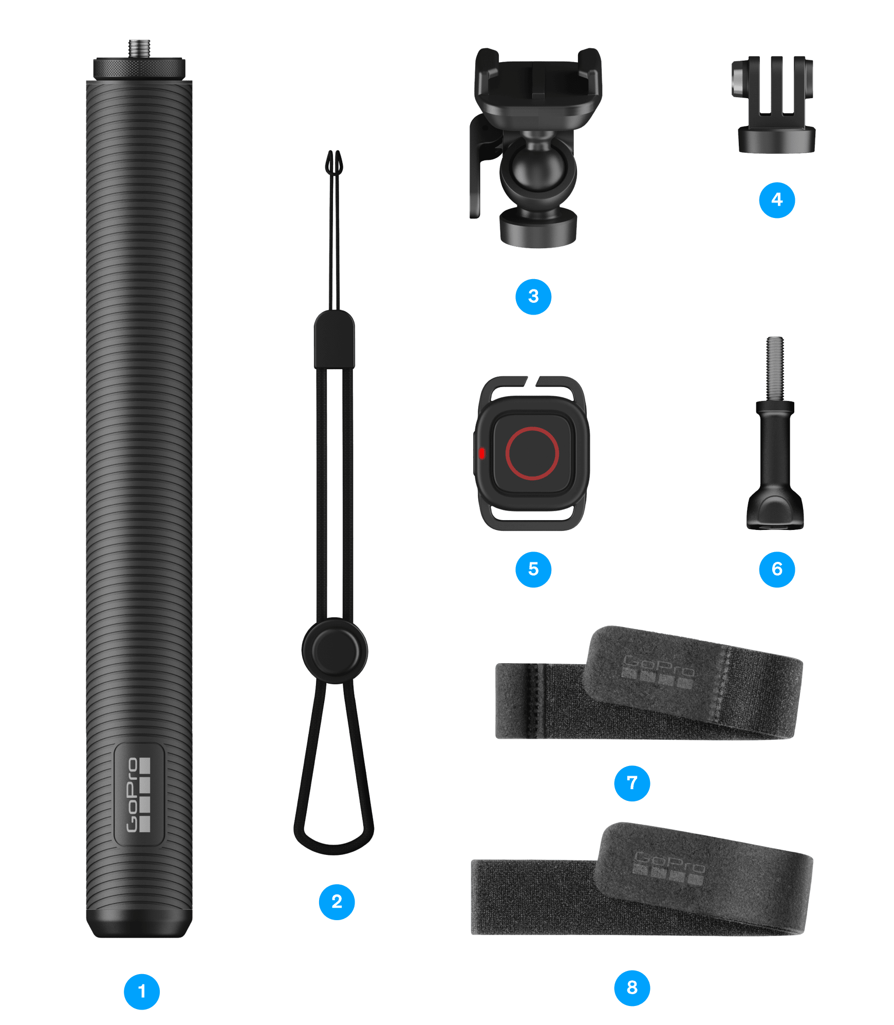 Verlängerungsstange + wasserdichte Auslöserfernbedienung(Verlängerungsstange mit 122 cm Länge + Bluetooth-Fernbedienung)