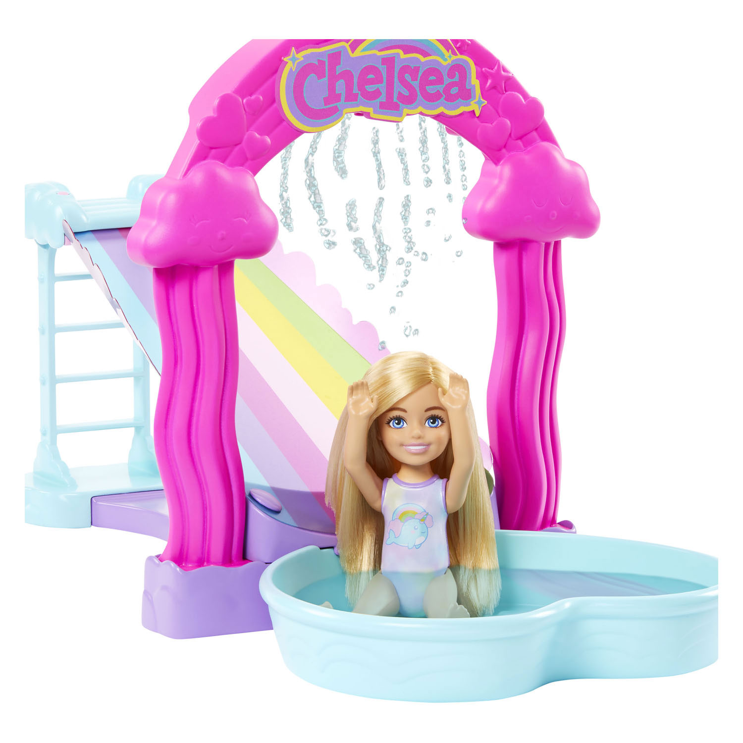 Barbie Chelsea Waterglijbaan Speelset
