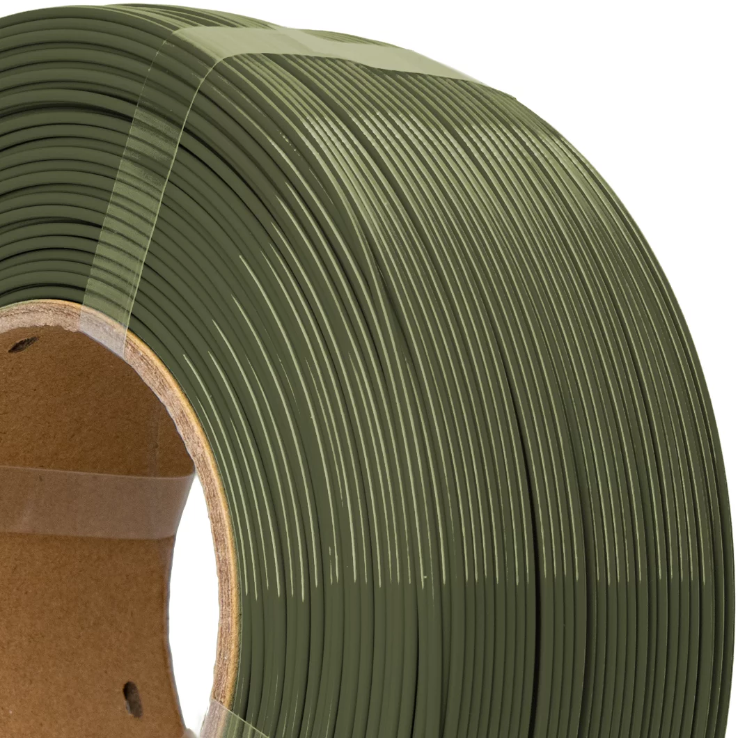 AzureFilm  PETG Hyper Speed Refill Army Green, 1,75 mm / 1000 g    Universal Filament ohne Spule