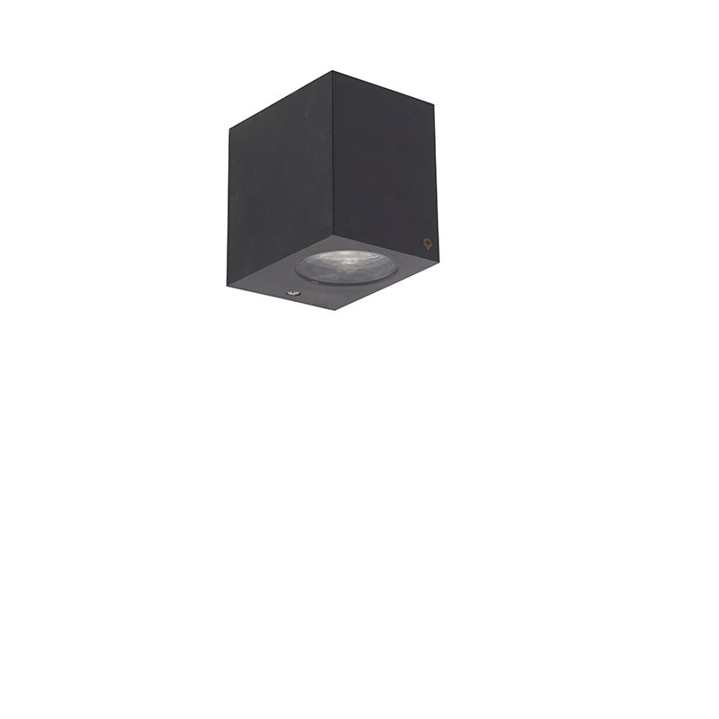 Moderne buiten wandlamp grijs van kunststof - Baleno