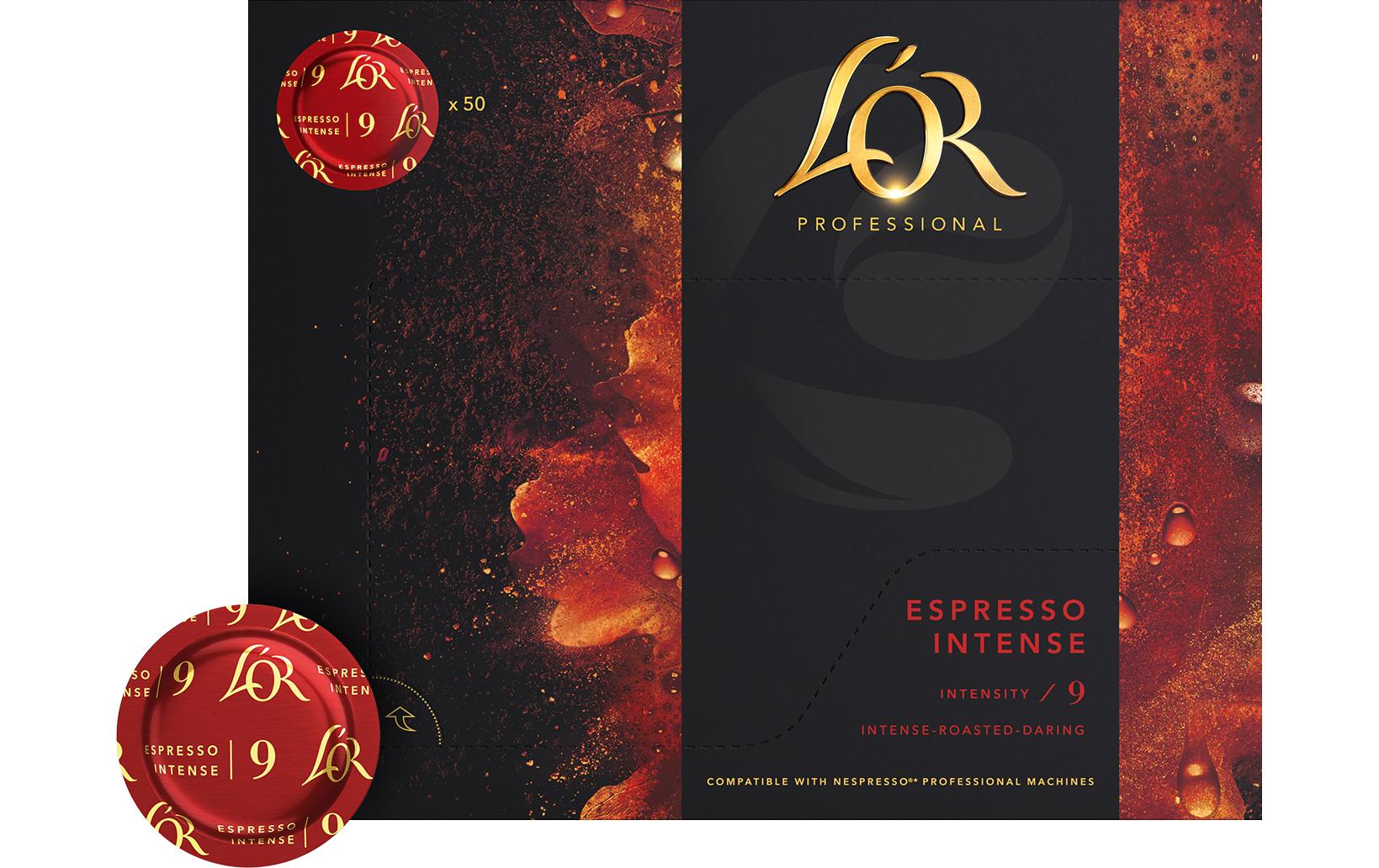 Professional Pads Espresso Intense 9 50 StückKaffee-Discs für Nespresso Professional Pad Maschinen