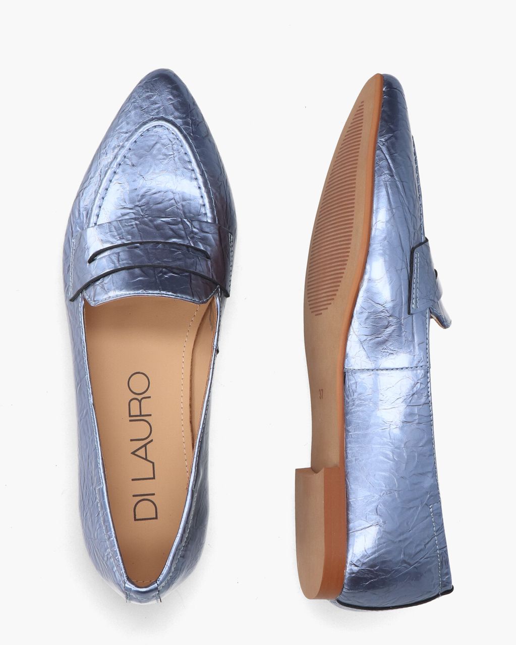 Di Lauro Tera Blauw Damesloafers