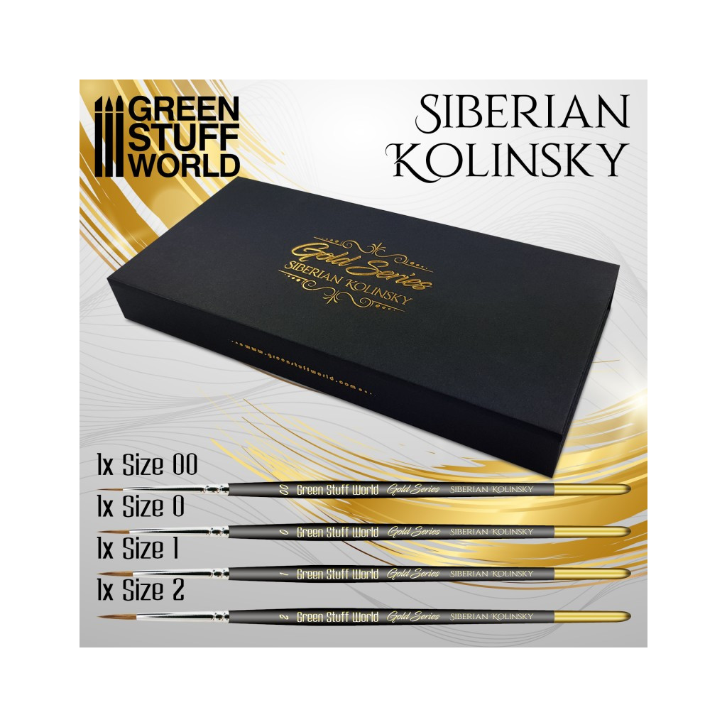 Gold Series : Set Pinceaux Premium