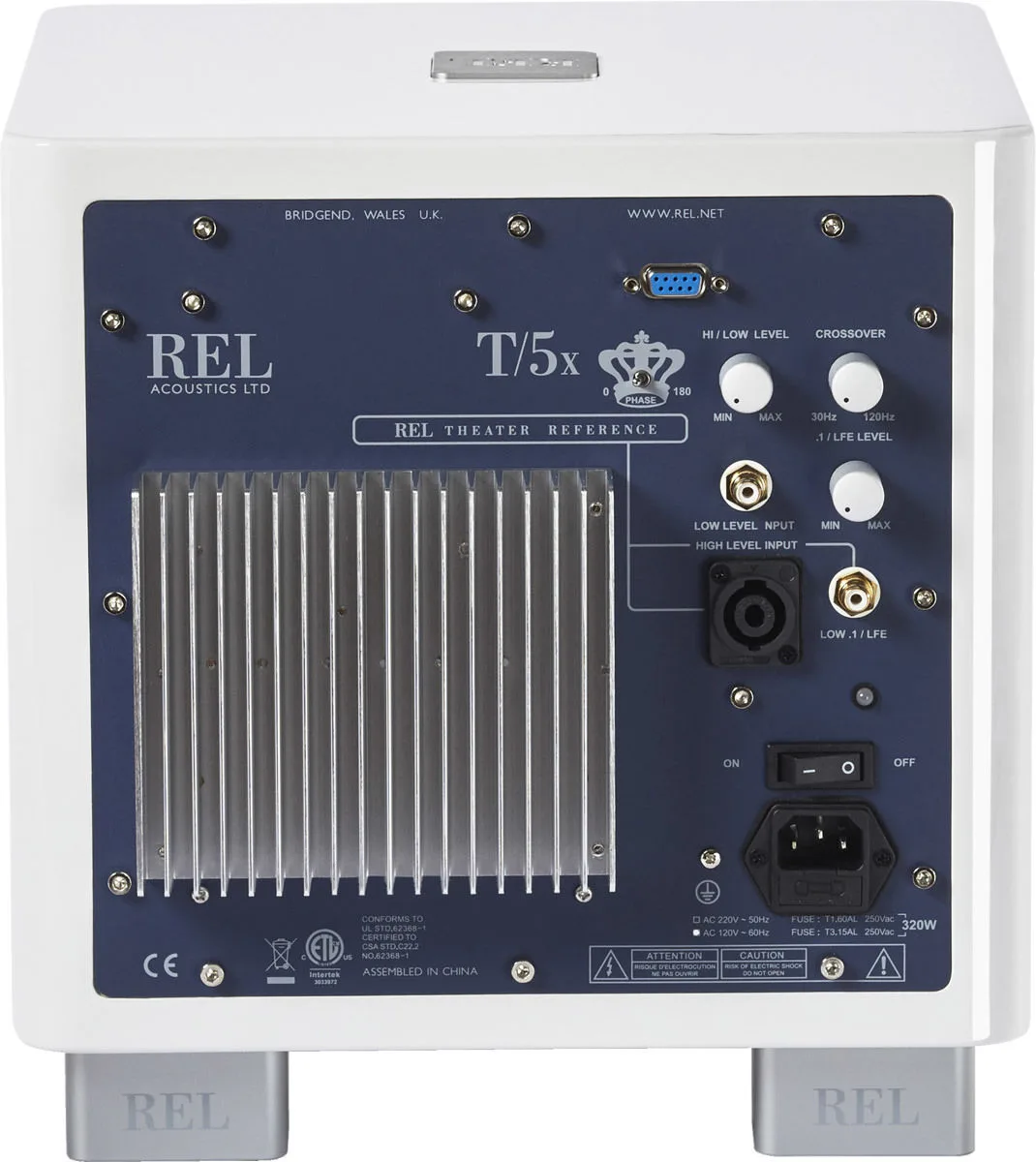 REL Acoustics T/5x Blanc Caissons de basses