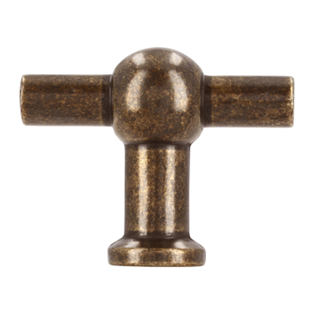 Knop Thea messing antiek 50mm
