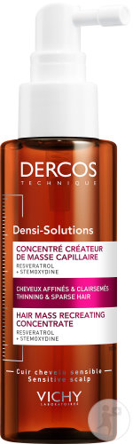 Vichy Dercos Densi-Solutions Concentré Créateur De Masse Capillaire Cheveux Affinés-Affaiblis 100ml