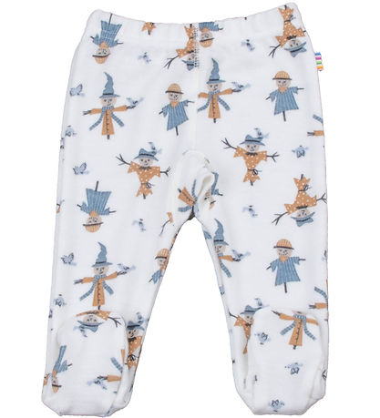 Joha Leggings m. Füße - Wolle/Bambus - Off White