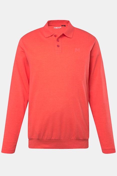 Men+ Poloshirt, Bauchfit, Basic, Piqué, Langarm, bis 8 XL