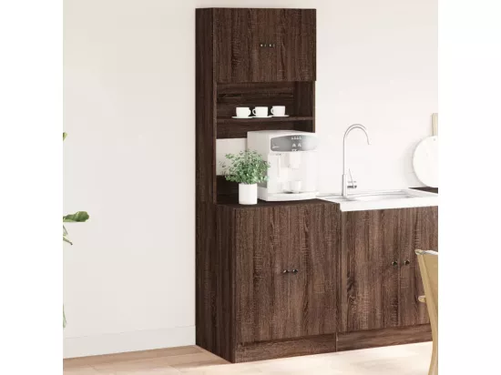 Armoire de cuisine chêne marron 60x50x180 cm bois d’ingénierie