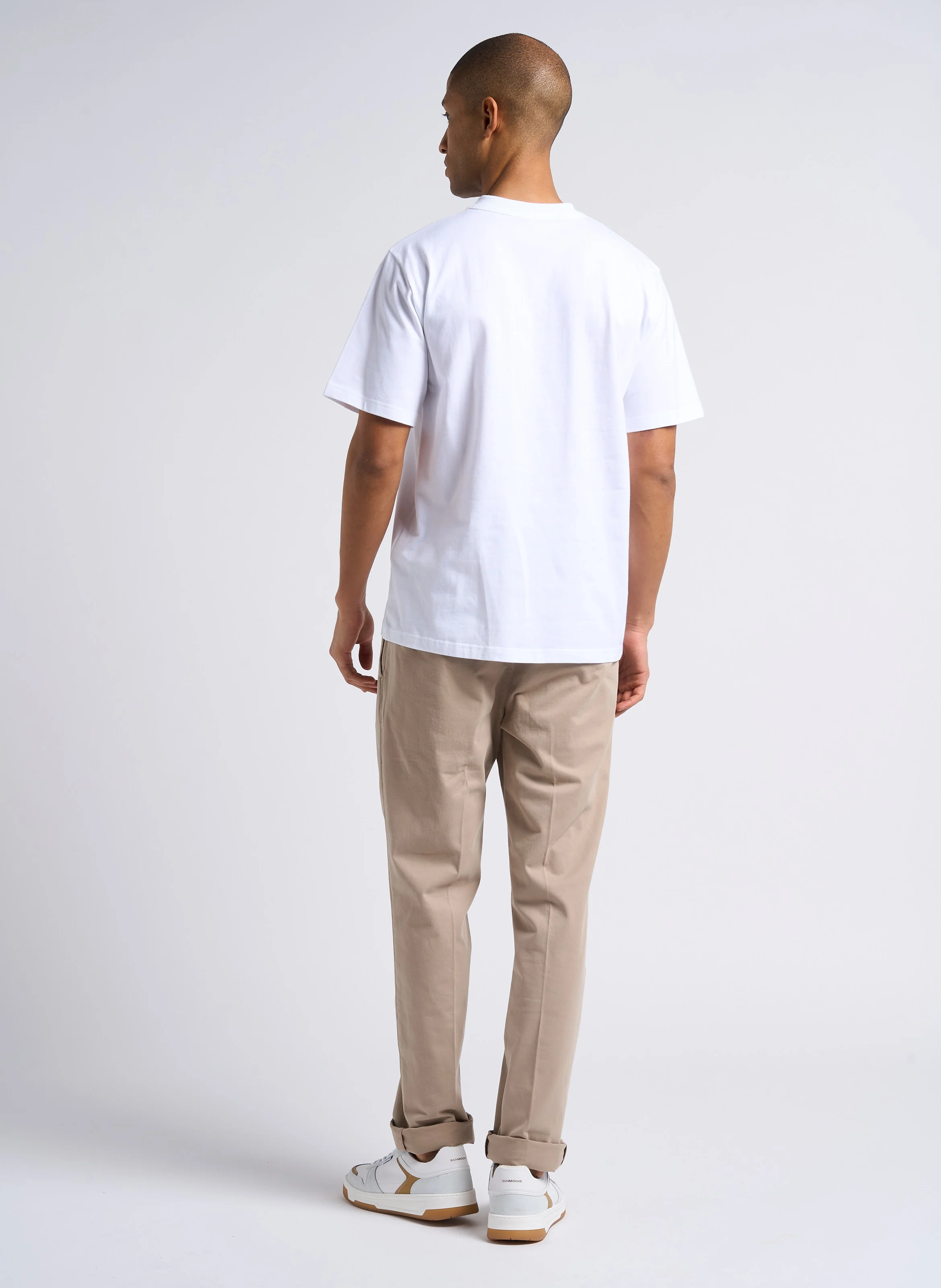 Pantalon à pinces regular-fit en coton | Beige