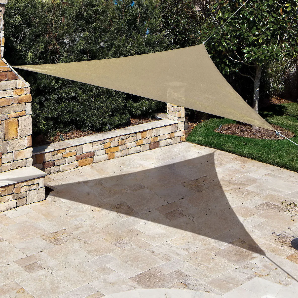 Triangle Sunseil / Seilduk Beige M