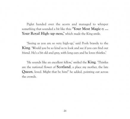 Winnie-the-Pooh Meets the King (Paperback)