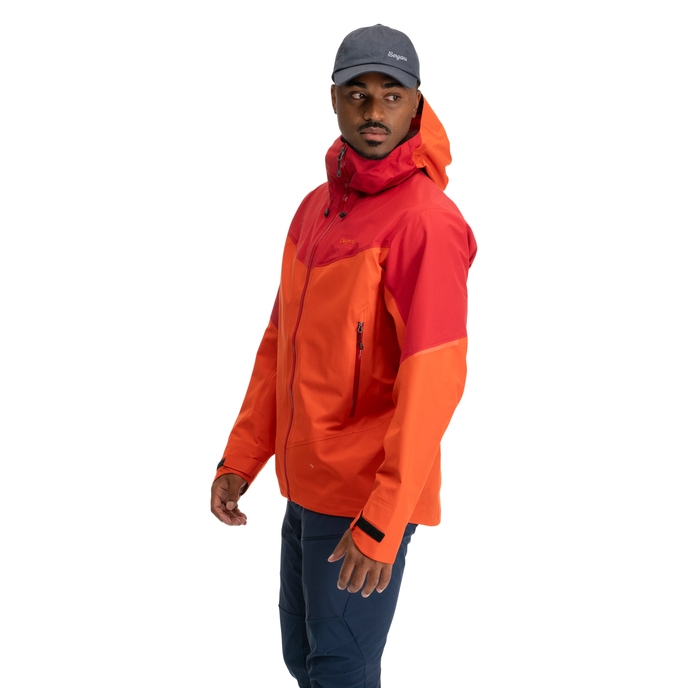 Rabot Alpine 3L Shell Jacket Men Lava / Red