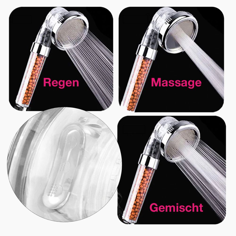Wellness Shower Duschkopf + Nachfüllset