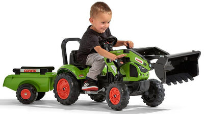 Falk Claas Arion 410 Frontlaster med Tilhenger