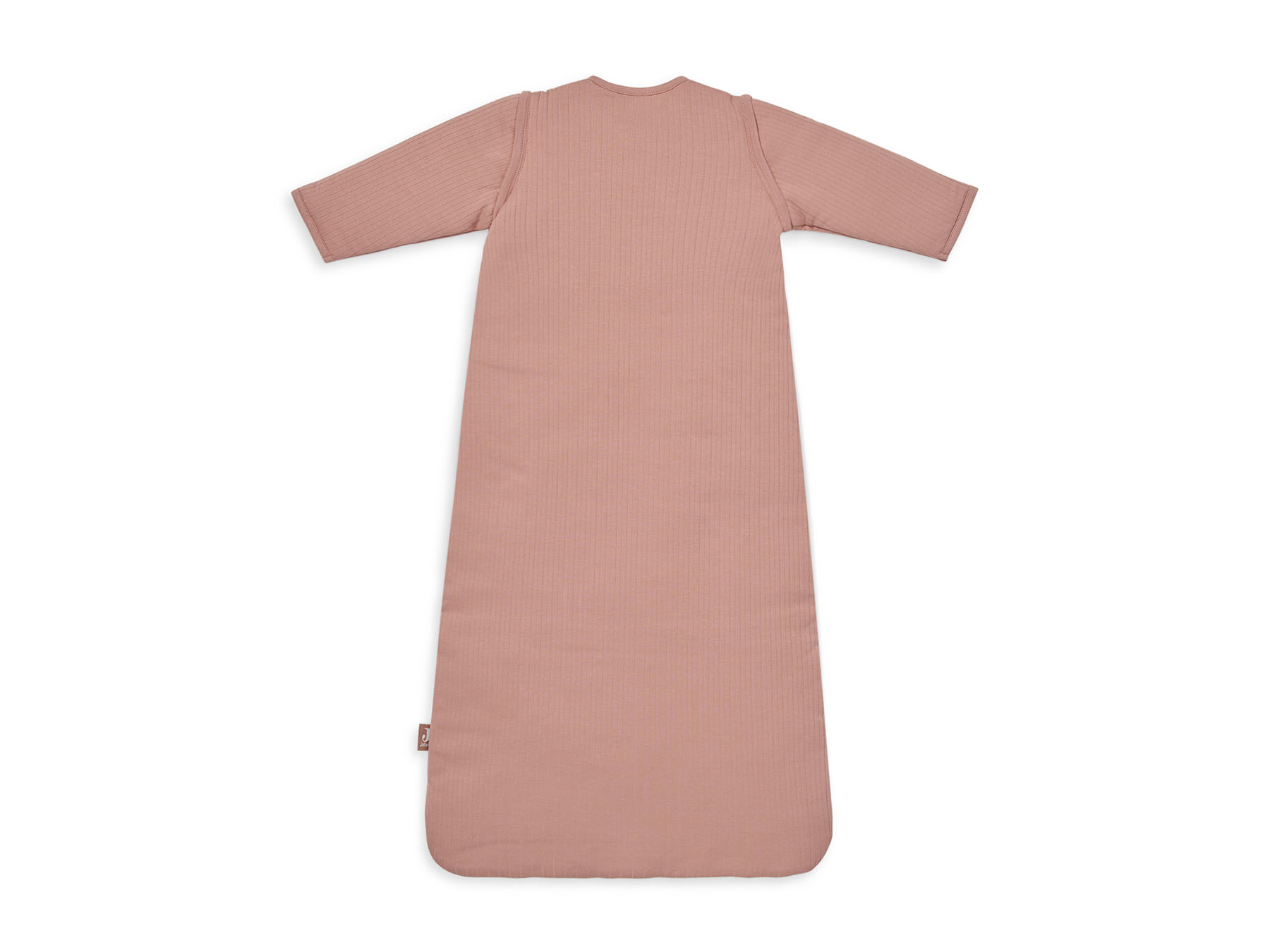 Jollein Jollein Slaapzak 110 cm basic stripe rosewood met afritsbare mouw