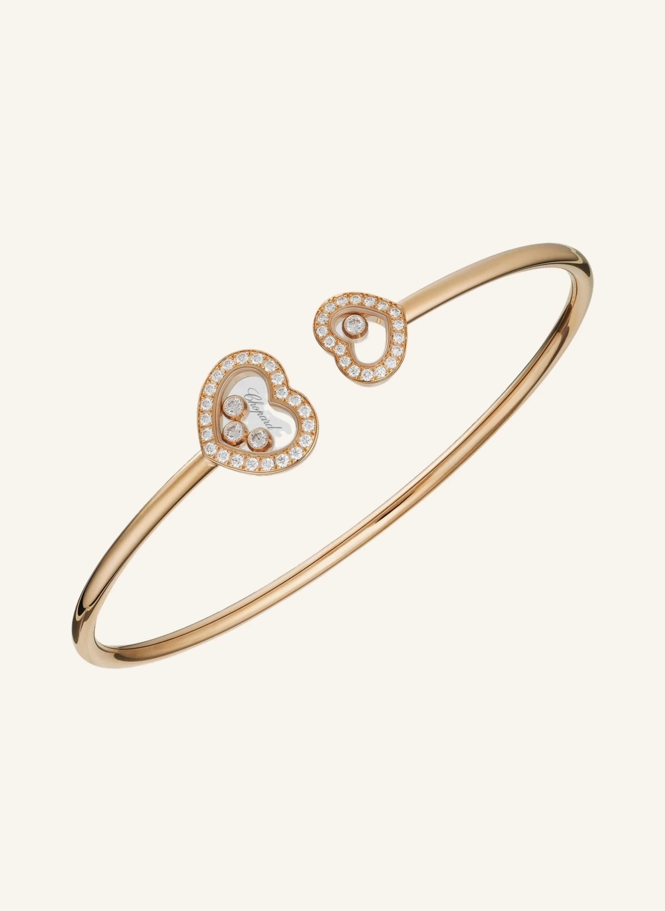 Chopard Armreif HAPPY DIAMONDS ICONS Armreif aus 18 Karat Roségold und Diamanten