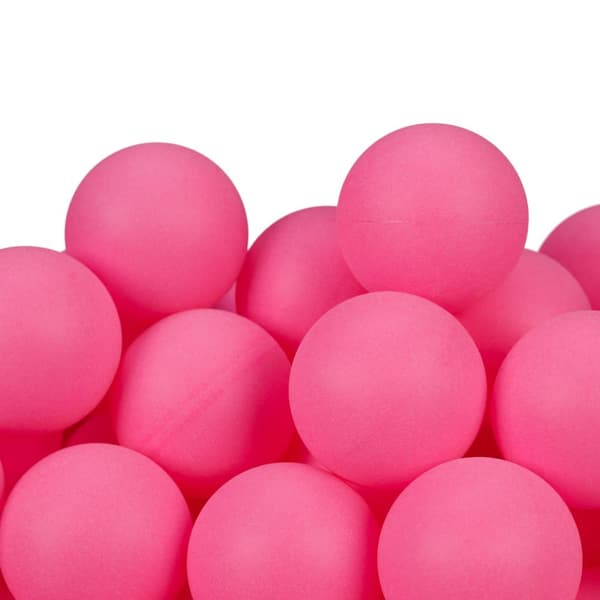 Rosa Beer Pong baller i sett med 100 stk